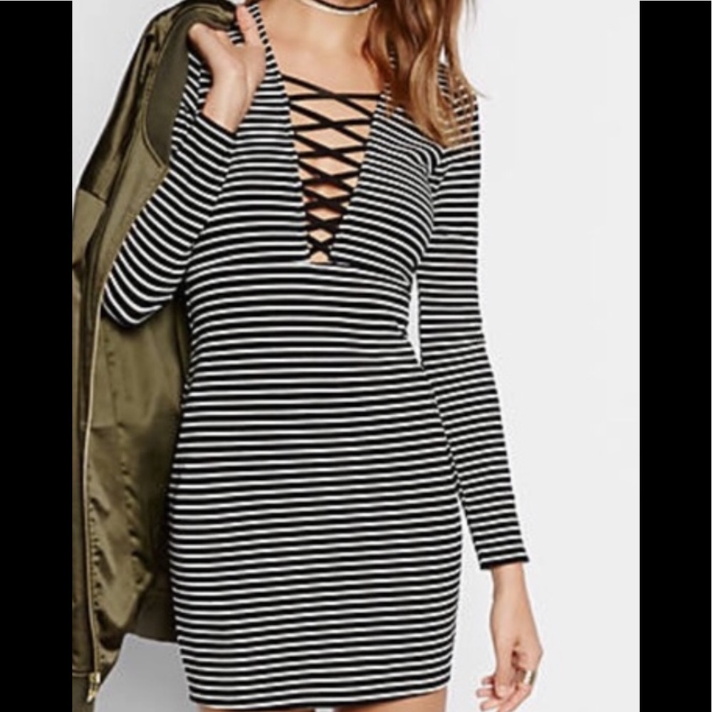 Striped express dress.